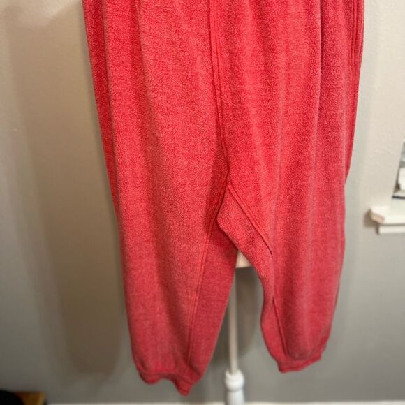 Free People Intimately Cozy Red Fleece
Jogger Pants Small Oversized - Picture 8 of 14